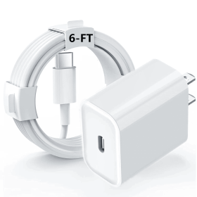 Phone Charger, Cube Phone Charger Travel 2Pack 6FT Lightning Cable Cord Quick Fast Charging Cord USB Wall Chargers Travel Plug Adapter For Phone (Option: IPhone-2m Charging head)